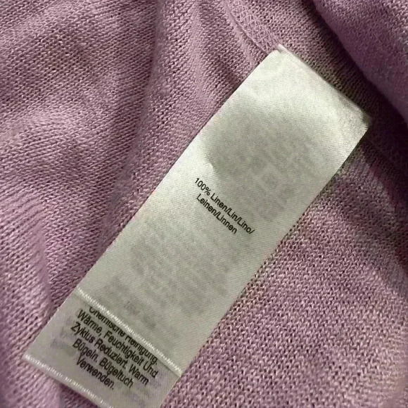 NWT Donna Karan DKNY
Open Sweater Vest 100% linen multiway
infinity wrap Sz XS/S - Picture 4 of 10